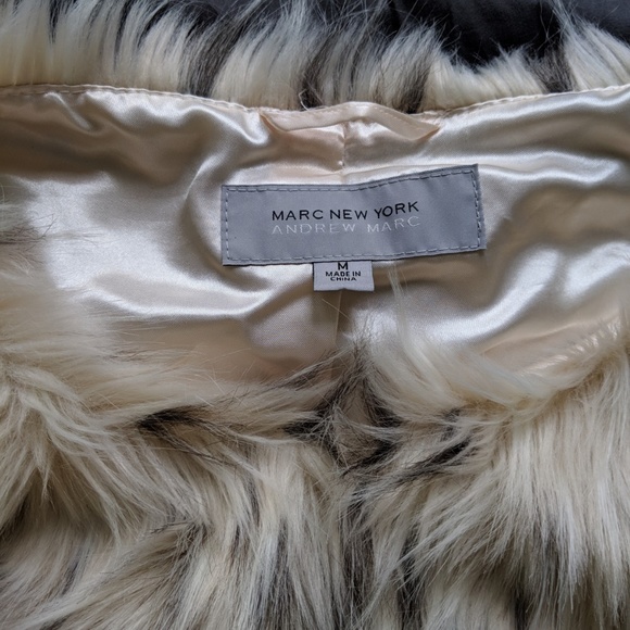 Andrew Marc Women's Faux Fur Coat - Picture 3 of 7